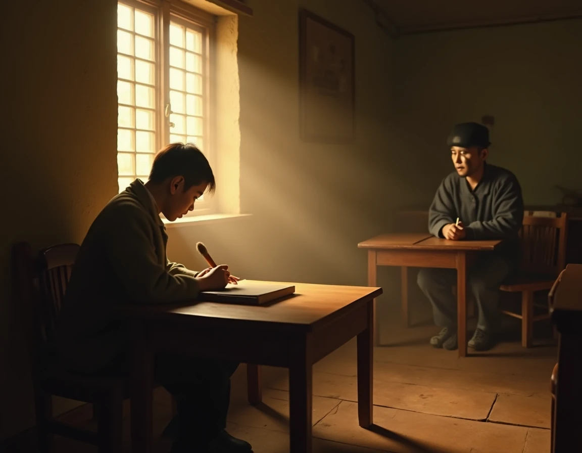 그가 받은 교육의 전부